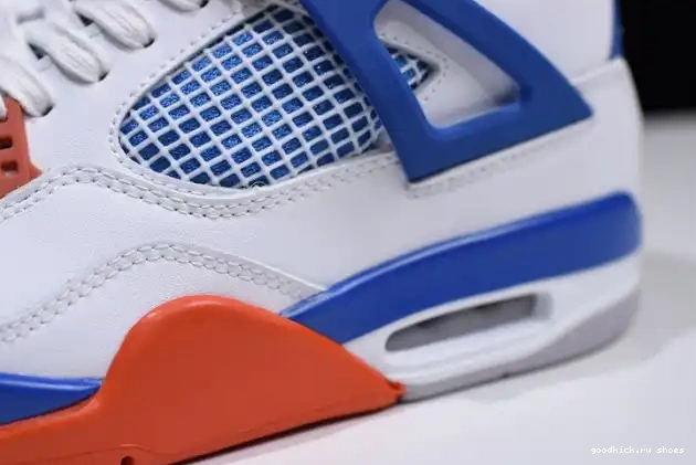 Cheap Air Jordan 308497-171 Bright Crimson-Royal 4 White Blue 0614